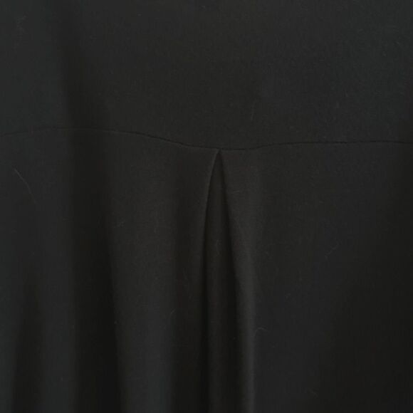 Christopher Banks Tunic Top Womens Large Black Gray Silver Metallic Side Front Z - Picture 6 of 12